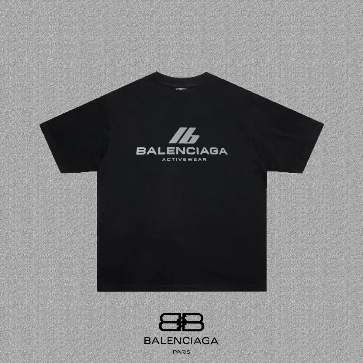 P80✨🔥 BALENCIAGA Paris 3M reflective letter printed short-sleeved T-shirt. Custom-woven and dyed 280g combed cotton heavyweight fabric. Zero color difference in threads. Perfect details. Different from the current currency version. Welcome to compare. Same Style for men and women. Must-sell in the picture above. Color: White Black Size: 1 2 3 4